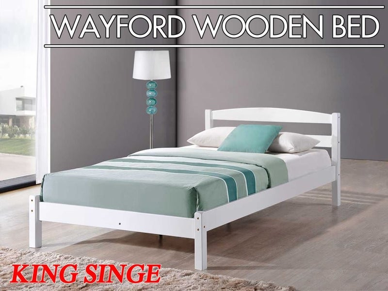 BED COMBO KING SINGLE FRAME WITH MATTRESS Carousel 1