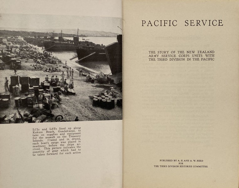 PACIFIC SERVICE: Story of the NZ Army Service Corps Units in the Pacific 1948 Carousel 1