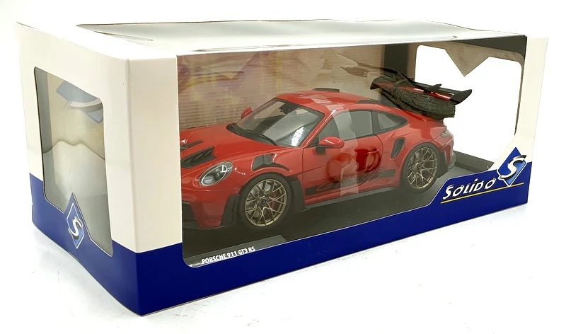 BIG 2024 Porsche 911 GT3 RS – Guards Red –1/18 scale diecast model SOLIDO Carousel 10