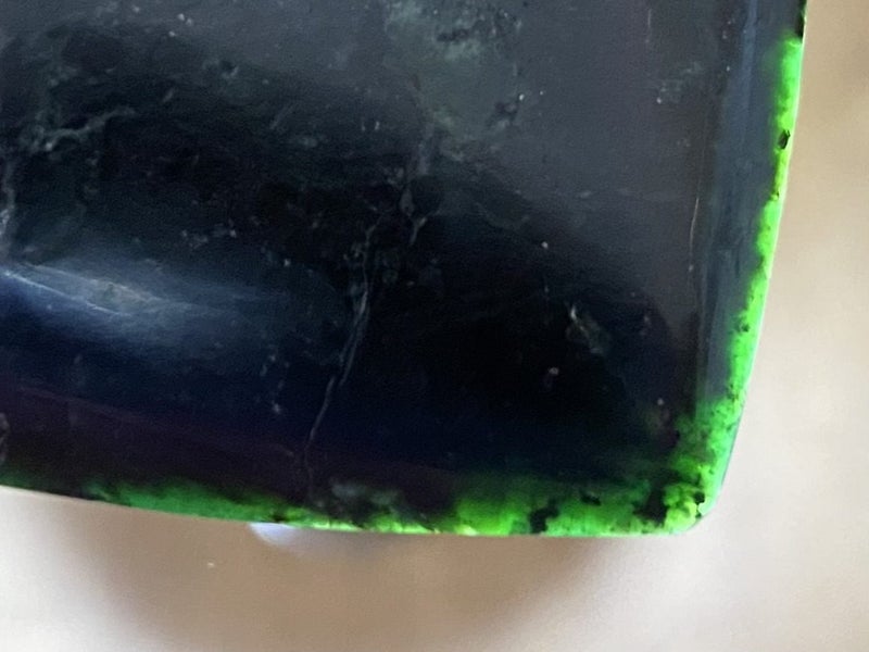 $1 Res!! Pounamu XL heart pendant *Tangiwai* Carousel 6