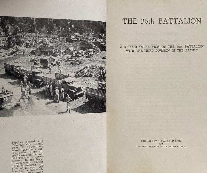 THE 36th BATTALION: Record of Service with 36th Battalion in the Pacific 1948 Carousel 1