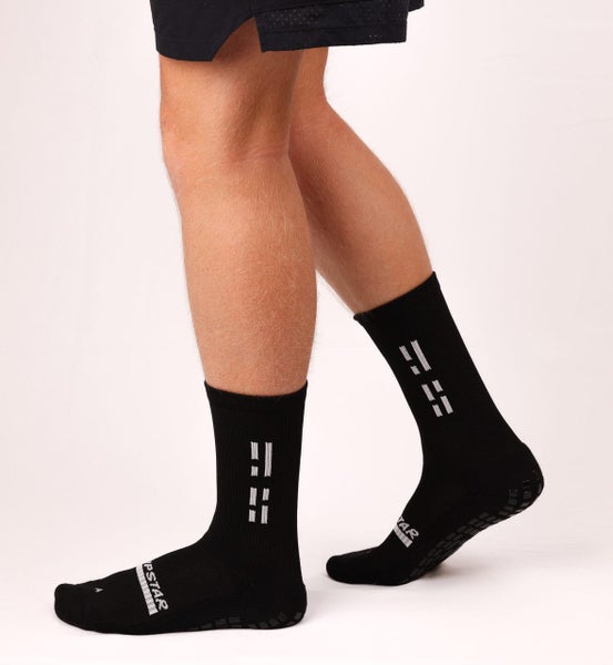 Grip Star Crew Grip Socks Black Carousel 2