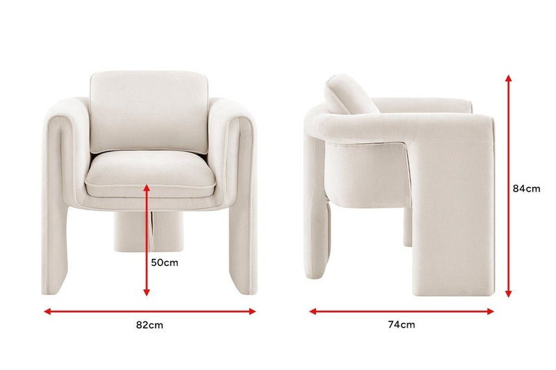 Brosa Imogen Armchair (Almond) Carousel 7