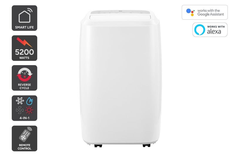 Hyundai 5.2kW Smart Reverse Cycle Portable Air Conditioner (18,000 BTU) Carousel 1