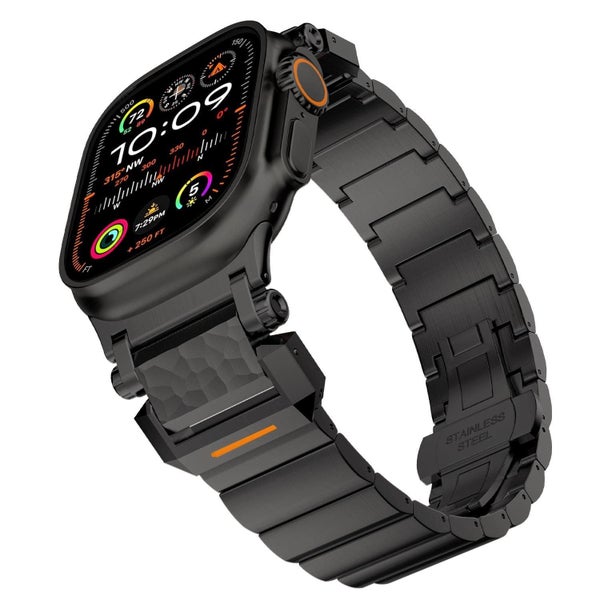 Apple Watch Models (44mm-49mm) Titanium Alloy "Hammer" Watch Band Carousel 1