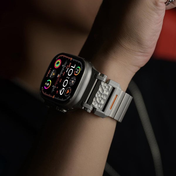 Apple Watch Models (44mm-49mm) Titanium Alloy "Hammer" Watch Band Carousel 6
