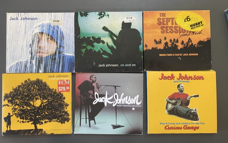 6 Jack Johnson CDs Carousel 1