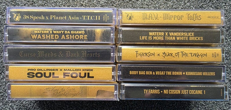 10x Sealed Gold Rap Hip-hop Tapes Lot3 Carousel 3