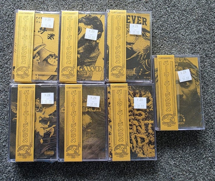 8x Sealed Gold Rap Hip-hop Tapes Lot4 Carousel 1