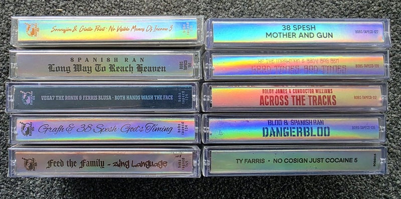 10x Sealed Silver Rap Hip-hop Tapes Lot1 Carousel 3