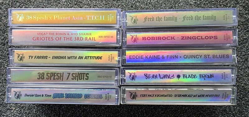 10x Sealed Silver Rap Hip-hop Tapes Lot2 Carousel 3