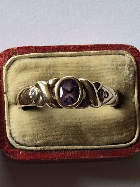Vintage Amethyst ring Carousel 1