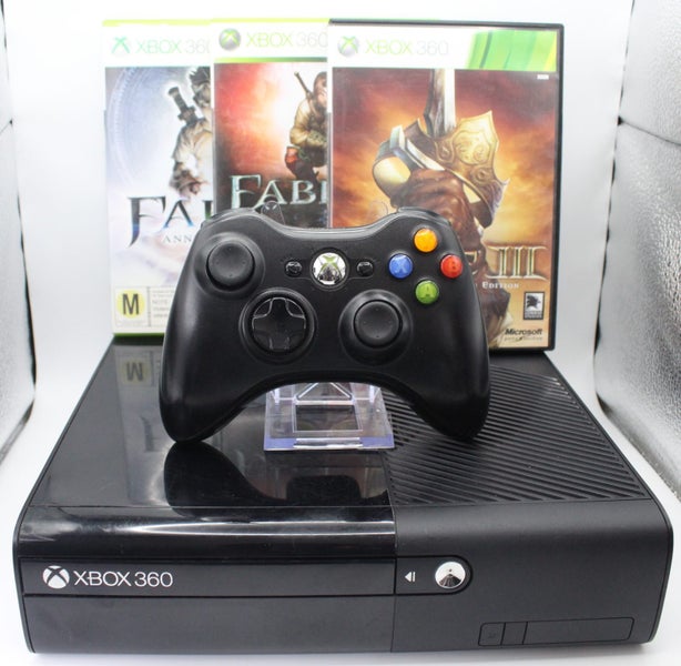 Xbox 360 E 250GB Console Bundle with Controller and Fable Trilogy Games Carousel 1