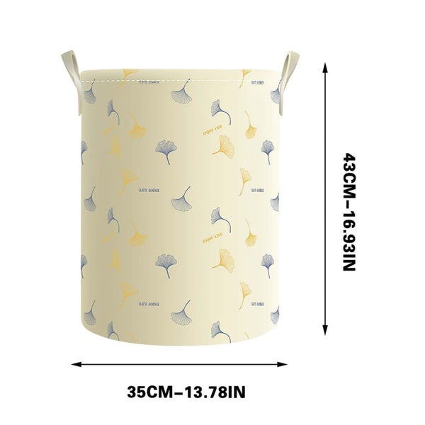 Foldable Laundry Hamper - 35L Collapsible Clothes Basket with Handles for D Carousel 2
