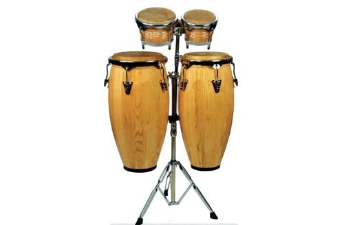 Brand New Conga & Bongo Drum Set Carousel 1