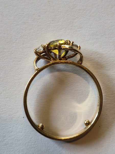 Vintage Citrine and diamond ring Carousel 3