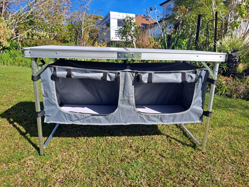 Folding Camping Table Large - with cupboard image 7