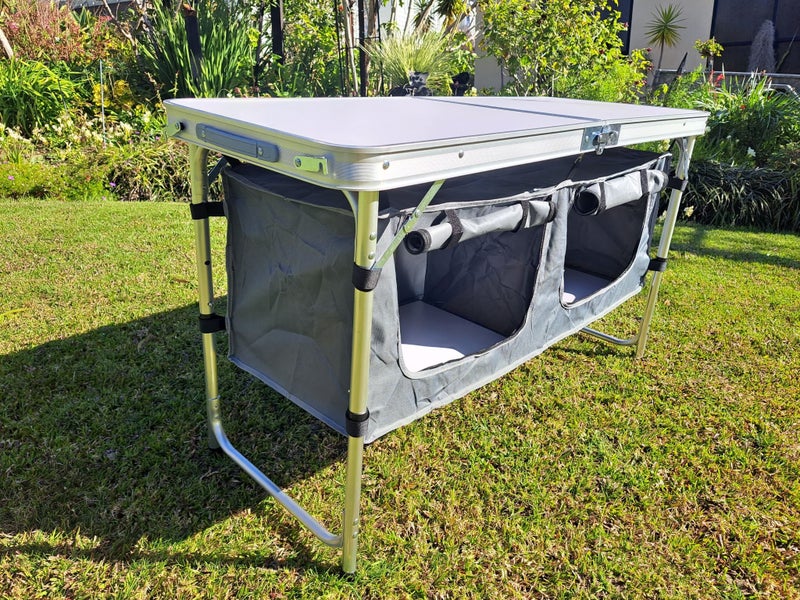 Folding Camping Table Large - with cupboard image 10