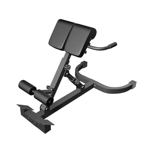 Roman Chair Back Hyperextension Bench - Core & Lower Back Workout Machine