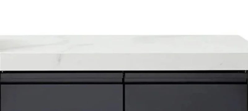 Crossray BBQ Flat top - Waterfall Sintered Stone Benchtop - (White) Carousel 1