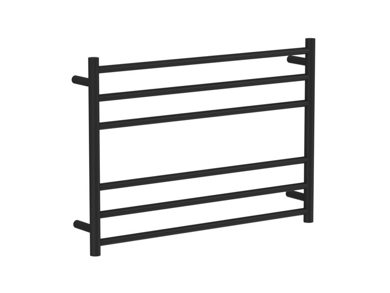 Tube 6 Bar Heated Towel Ladder 600 x 850 Matt Black *Excess Stock* Was $799 Carousel 1