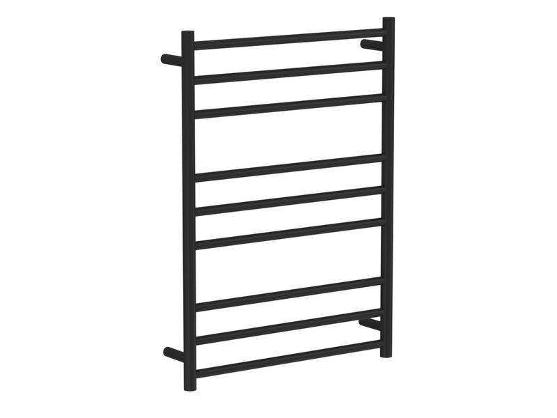 Tube 9 Bar Heated Towel Ladder 900 x 650 Matt Black *Excess Stock* Was $949 Carousel 1