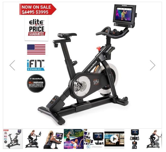 NORDICTRACK S15i Studio Exercycle64770552275585110