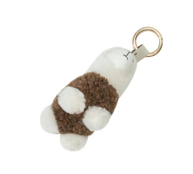 AUSTRALIAN SHEPHERD(R) UGG Keychain Fluffy Alpaca MooMoo Carousel 18