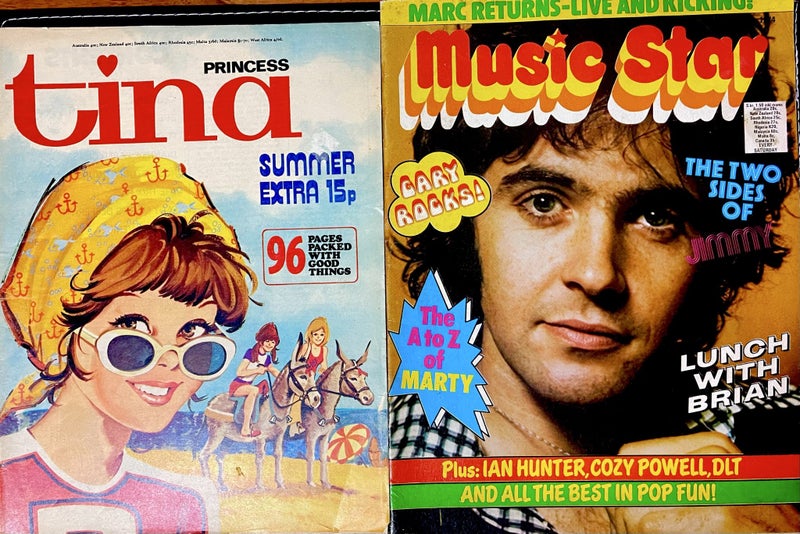 Vintage 1970’s UK Girls Pop Magazines Carousel 1