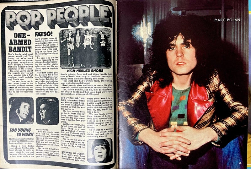 Vintage 1970’s UK Girls Pop Magazines Carousel 2