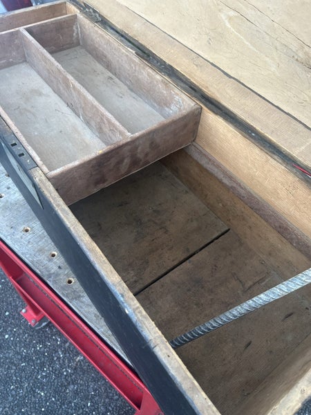 Very old wooden tool boxes x 2 Carousel 13