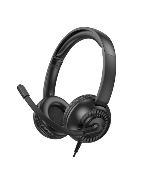 Hoco Wired Computer Headset With 270o Rotatable Microphone (W112) - Black (Br... Carousel 1