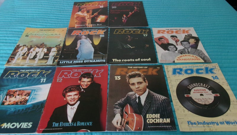 VINTAGE HISTORY OF ROCK MAGAZINES – No 11-20 plus (x10) 1982/1983 Carousel 1