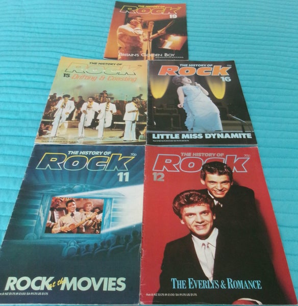 VINTAGE HISTORY OF ROCK MAGAZINES – No 11-20 plus (x10) 1982/1983 Carousel 2