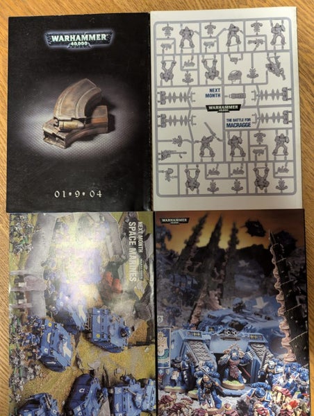 Four White Dwarf magazines 296, 297, 298 and 299 Carousel 2