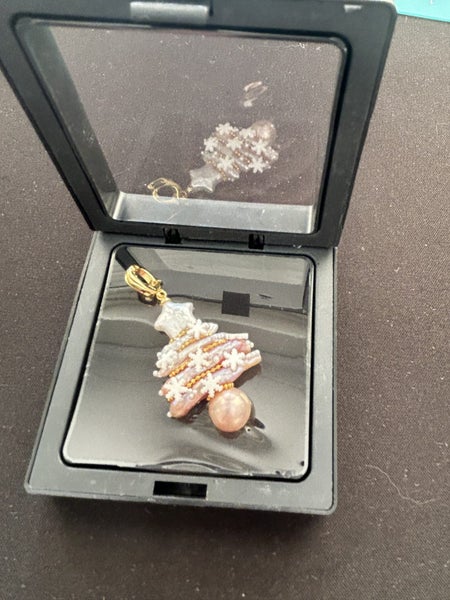 100% Natural Baroque Pearls designed pendant-Chrismas Tree64664059449217112