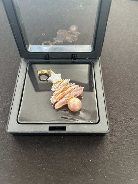 100% Natural Baroque Pearls designed pendant-Chrismas Tree Carousel 4