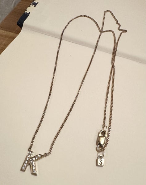 ~ Superette Letter “K” Necklace 9ct RRP $319.00 ~ Carousel 1