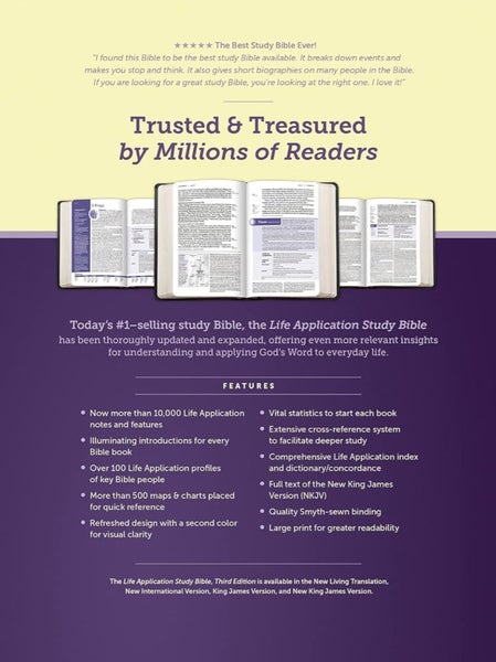 NKJV Life Application Study Bible, Third Edition, Large Print (Leatherlike, Teal64664502561795114