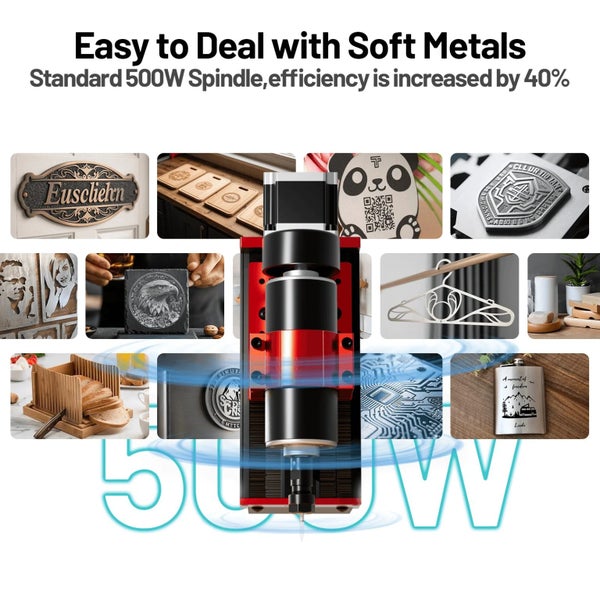 TTC 450 Ultra CNC Machine- 500W Spindle Carousel 2