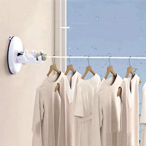 Suction Cup Clothesline Retractable Suction Cup Clothesline, 5-Meter Outdoo Carousel 1