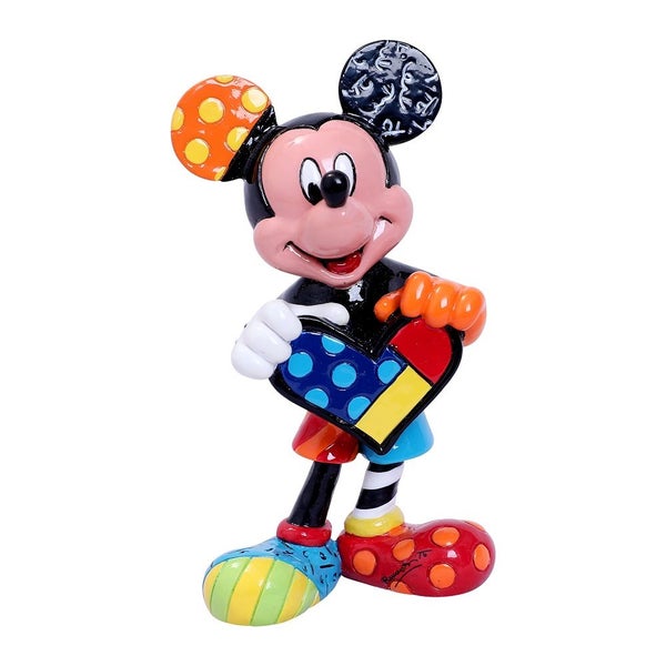 Disney Britto - Mickey Holding Heart Mini Figurine, 9cm H Carousel 3