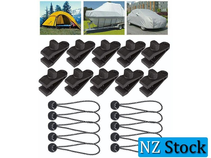 Camping Tent Clip & Ball Bungee Cords (OVER STOCKED) Carousel 1
