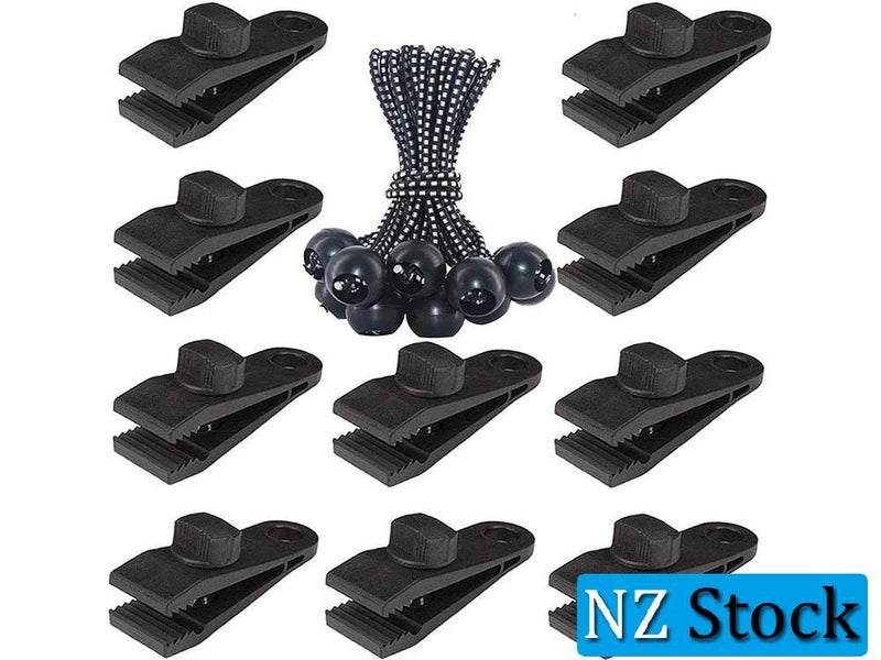 Camping Tent Clip & Ball Bungee Cords (OVER STOCKED) Carousel 2