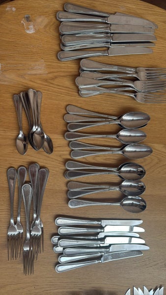 Royal Doulton Vintage Stainless Steel Cutlery set Carousel 1