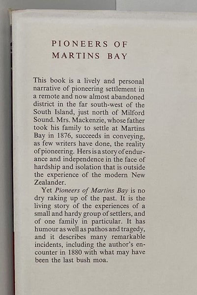 PIONEERS OF MARTINS BAY by Alice McKenzie 1947 1st edition Carousel 2