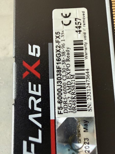 G.SKILL Flare X5 32GB DDR5 Desktop RAM Kit64667999415553113