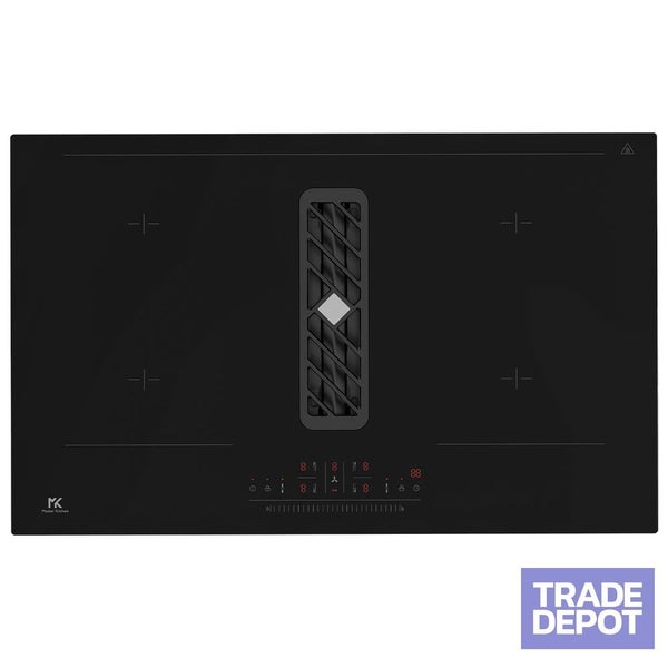 Induction Cooktop With Down-Draft Rangehood 750m³/h - 830mm Carousel 1