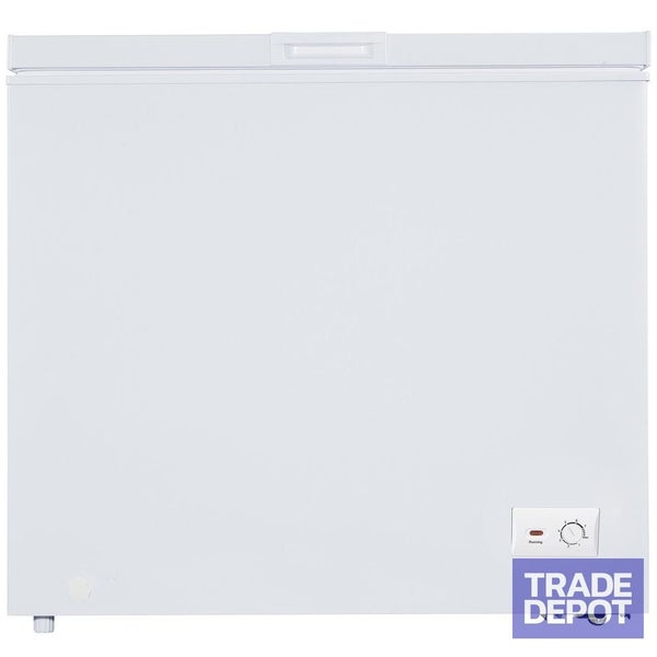 198L Chest Freezer White - Mechanical Carousel 1