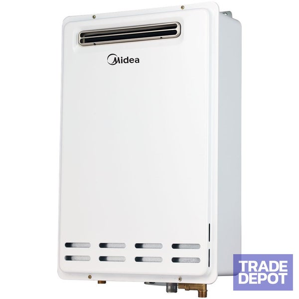 Midea Gas Water Heater 26L LPG with WiFi - Outdoor Use Only Carousel 1